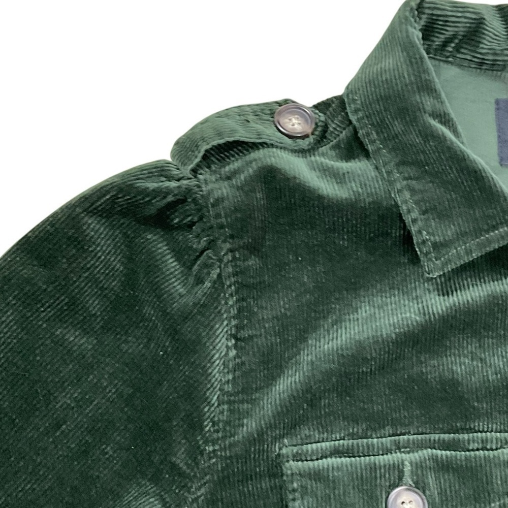 KUT From The Kloth Kyra Corduroy Trucker Jacket Green Large Style KJ46202 NWOT - Picture 5 of 14